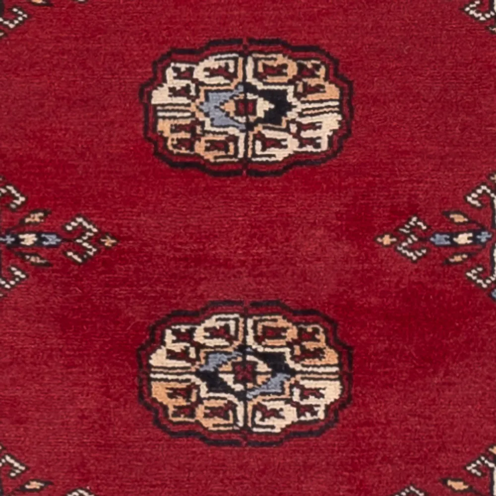 Løper Pakistan teppe - 241 x 77 cm - rød