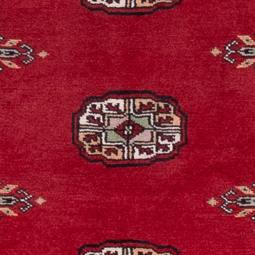 Løper Pakistan teppe - 242 x 76 cm - rød
