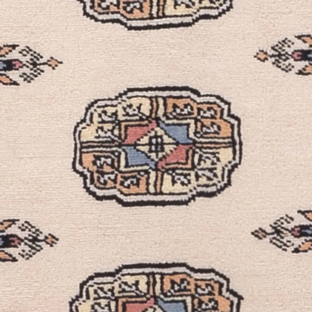 Løper Pakistan teppe - 244 x 77 cm - beige