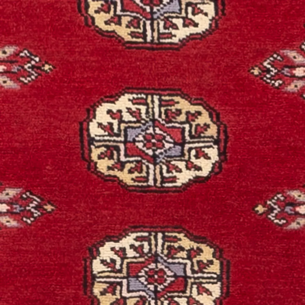Løper Pakistan teppe - 246 x 77 cm - rød