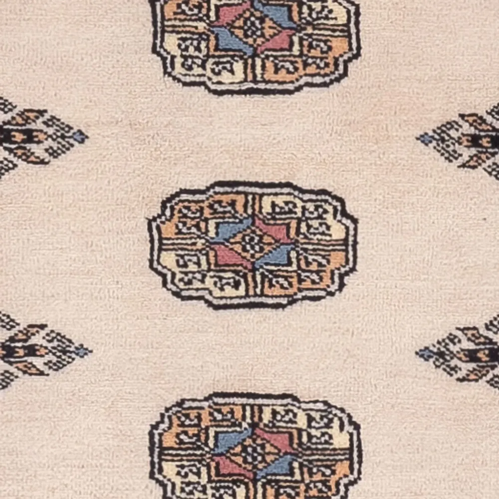 Løper Pakistan teppe - 246 x 78 cm - beige