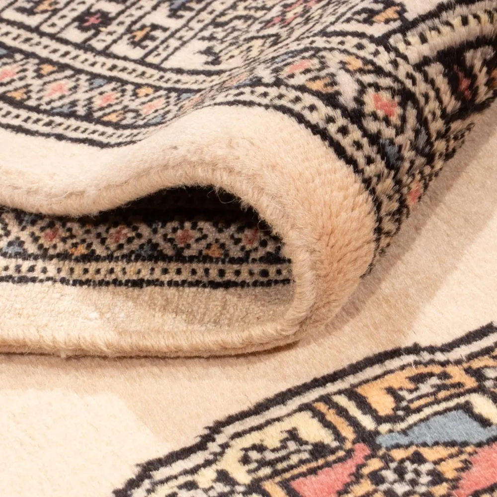 Løper Pakistan teppe - 246 x 78 cm - beige