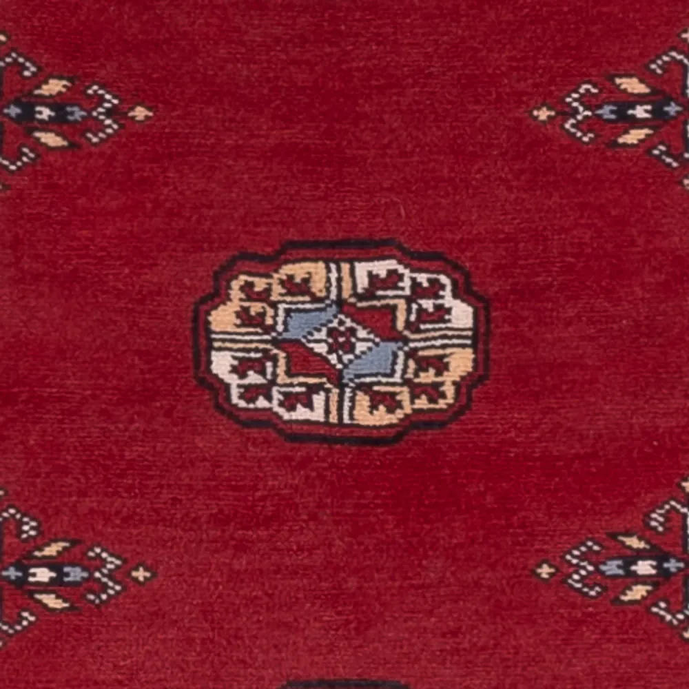 Løper Pakistan teppe - 247 x 77 cm - rød