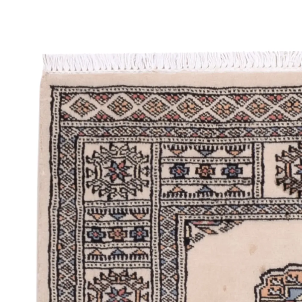 Løper Pakistan teppe - 247 x 77 cm - beige