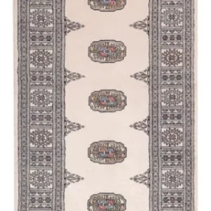 Løper Pakistan teppe - 247 x 77 cm - beige