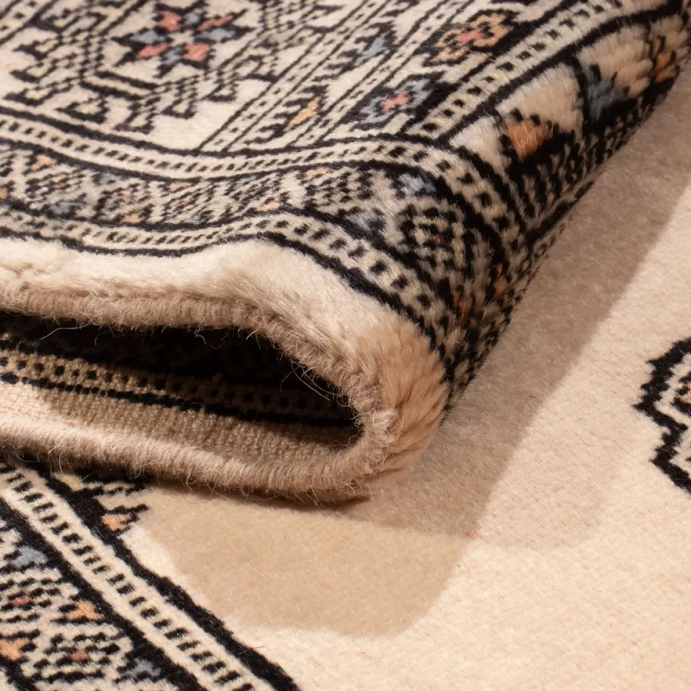 Løper Pakistan teppe - 247 x 77 cm - beige