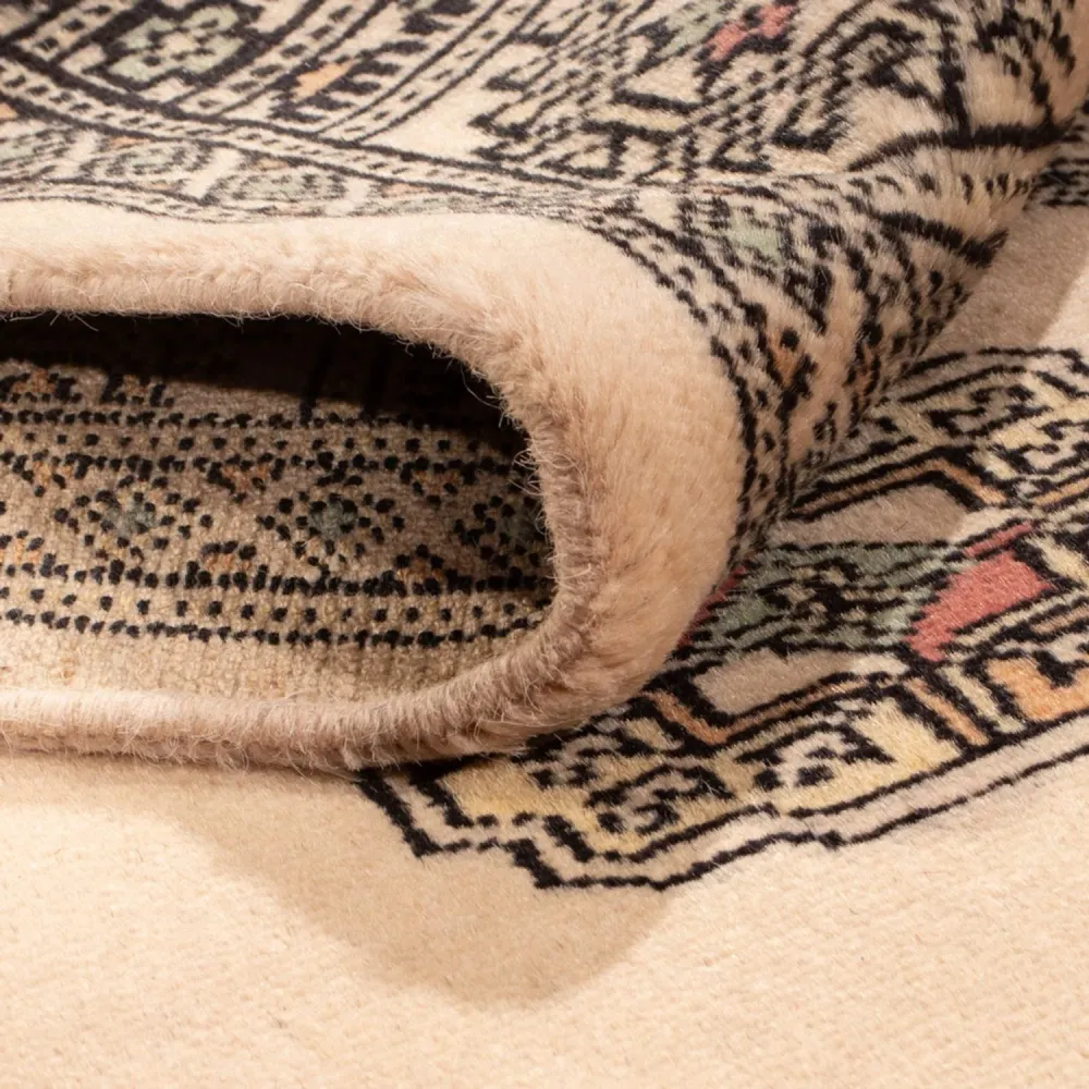 Løper Pakistan teppe - 248 x 77 cm - beige