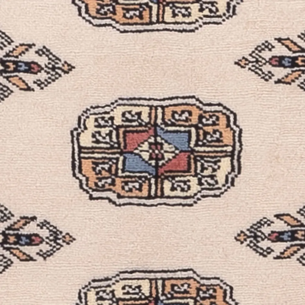 Løper Pakistan teppe - 249 x 77 cm - beige