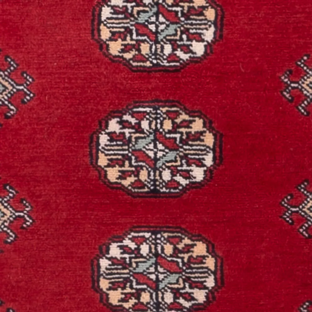 Løper Pakistan teppe - 255 x 77 cm - rød