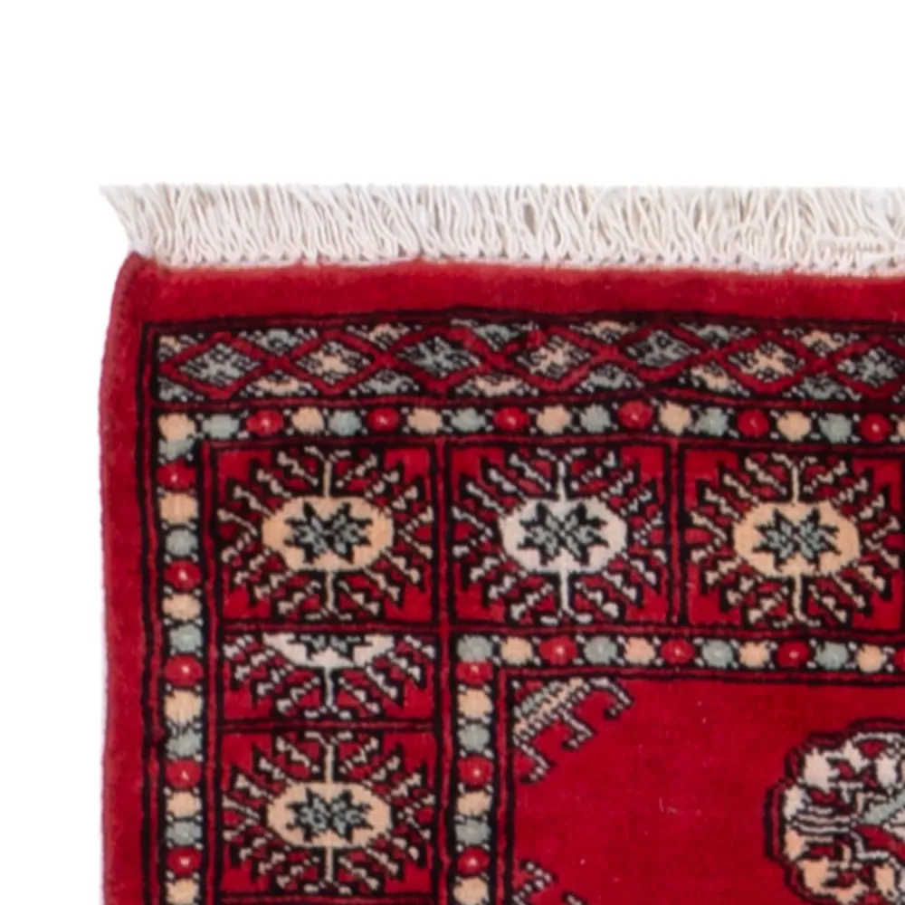 Løper Pakistan teppe - 255 x 77 cm - rød