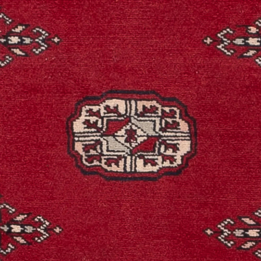 Løper Pakistan teppe - 257 x 75 cm - rød
