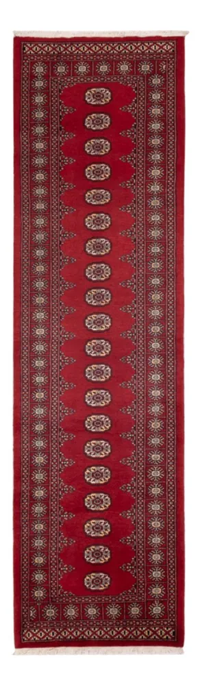 Løper Pakistan teppe - 286 x 79 cm - rød