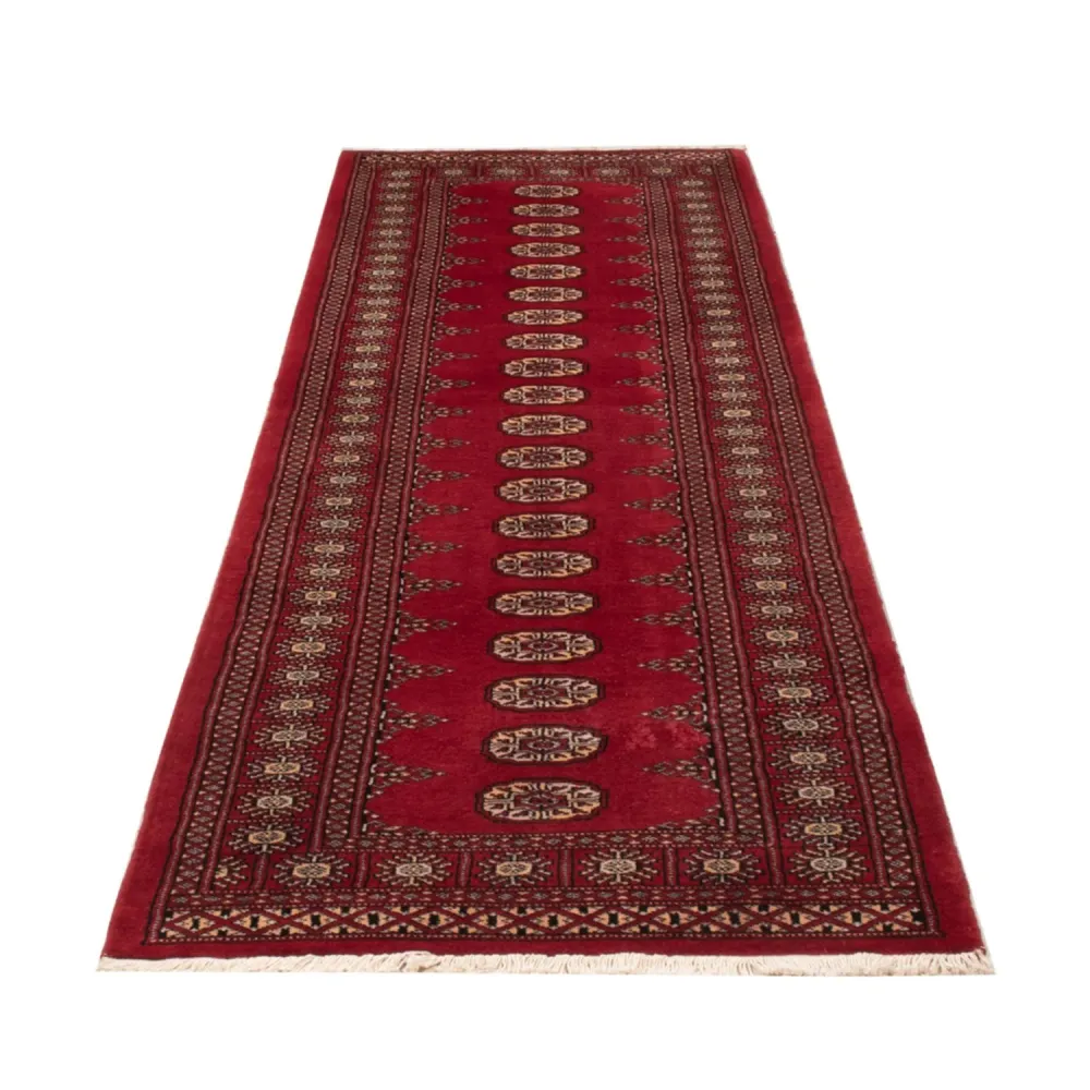 Løper Pakistan teppe - 286 x 79 cm - rød