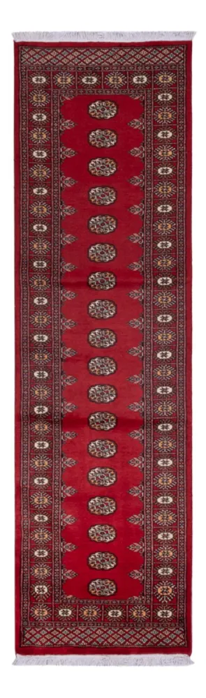 Løper Pakistan teppe - 289 x 78 cm - rød