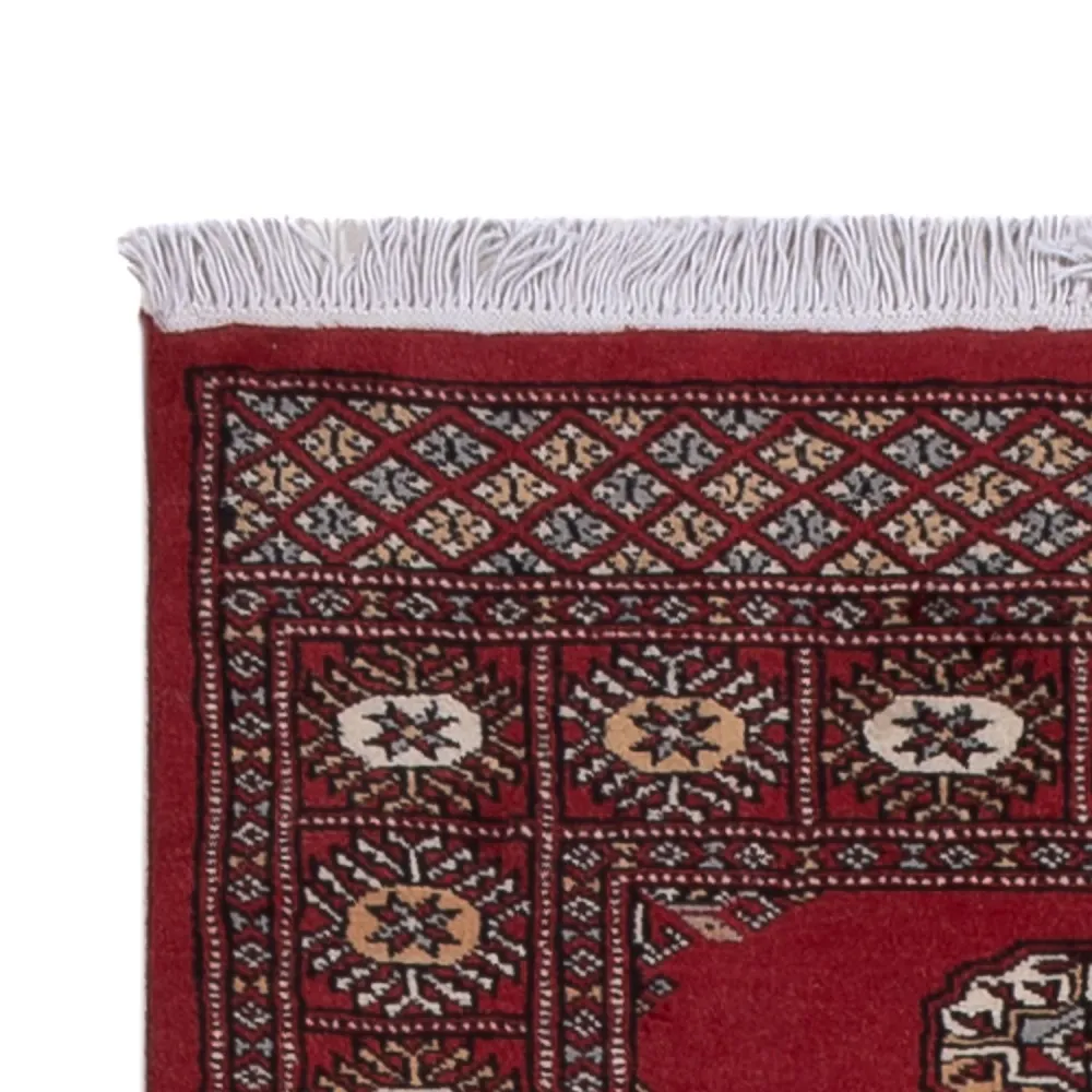 Løper Pakistan teppe - 289 x 78 cm - rød