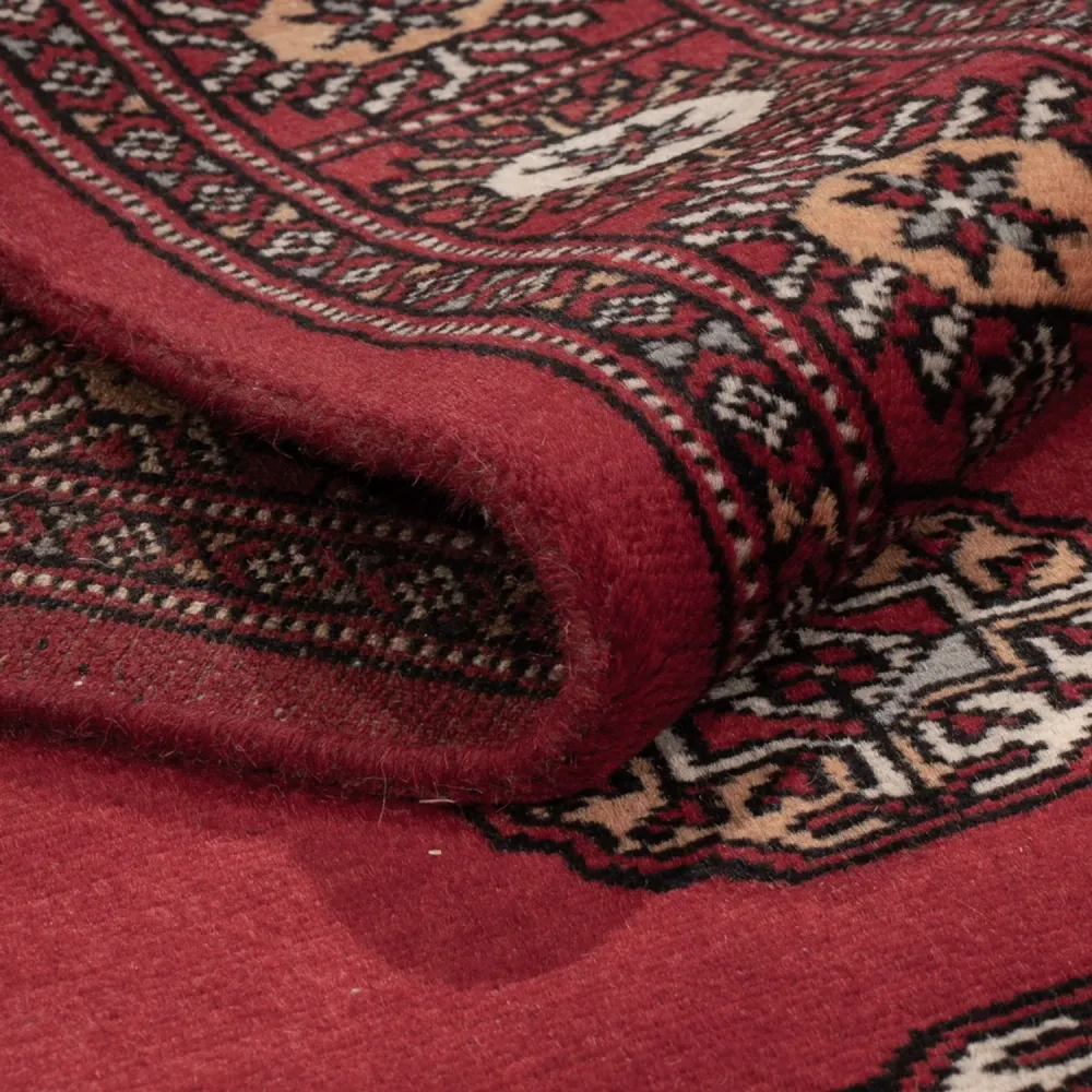 Løper Pakistan teppe - 289 x 78 cm - rød