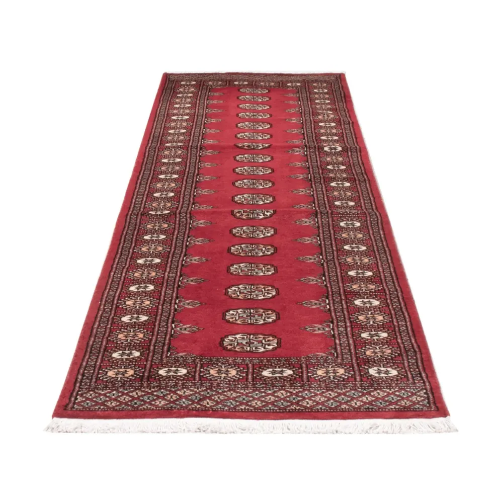 Løper Pakistan teppe - 289 x 78 cm - rød