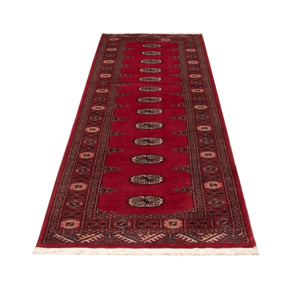 Løper Pakistan teppe - 301 x 79 cm - rød