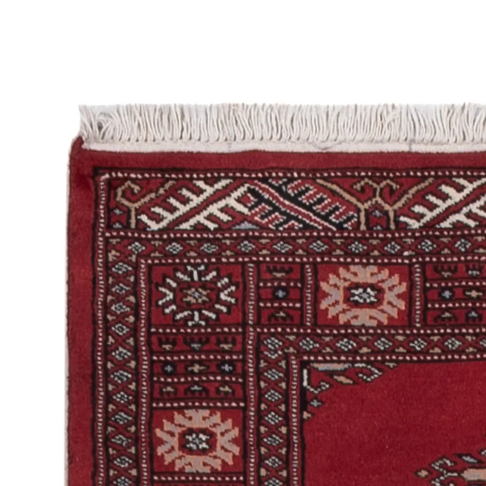 Løper Pakistan teppe - 303 x 79 cm - rød