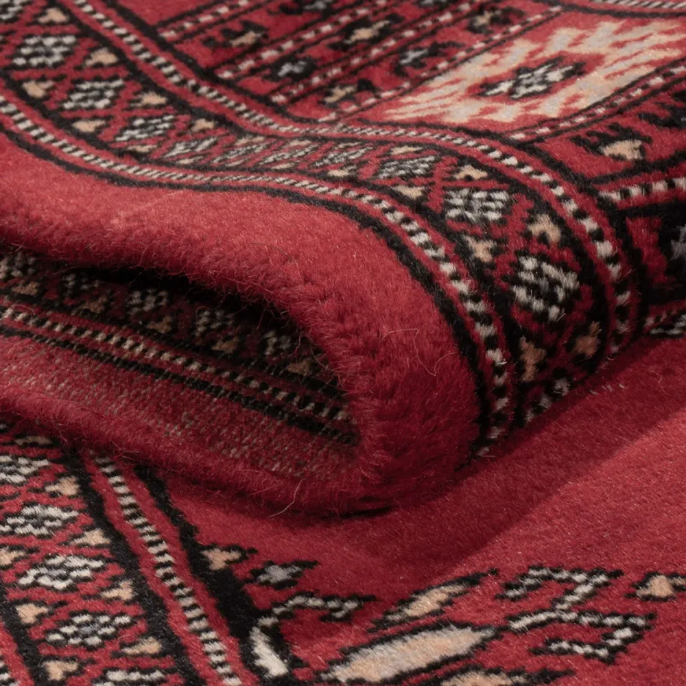 Løper Pakistan teppe - 303 x 79 cm - rød