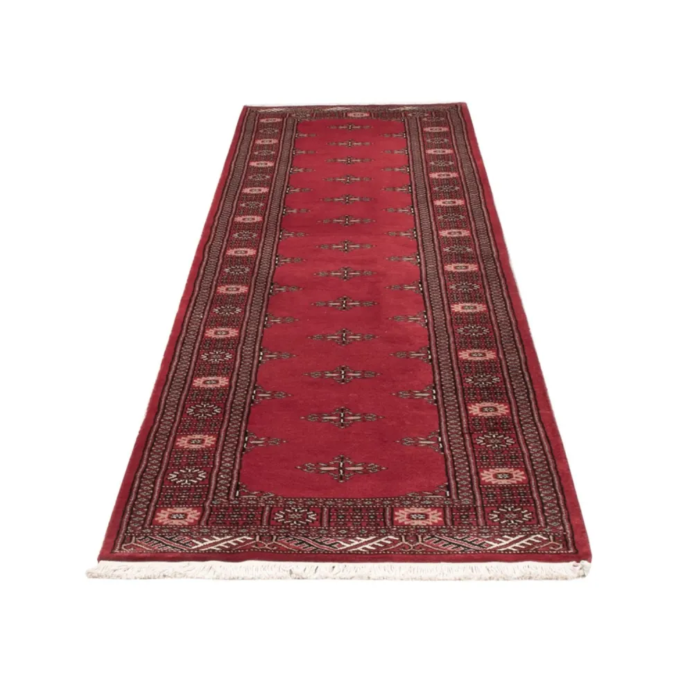 Løper Pakistan teppe - 303 x 79 cm - rød