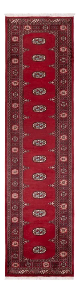 Løper Pakistan teppe - 305 x 77 cm - rød