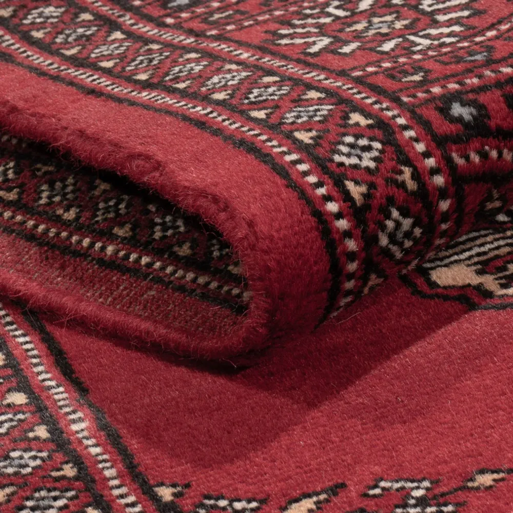 Løper Pakistan teppe - 305 x 77 cm - rød