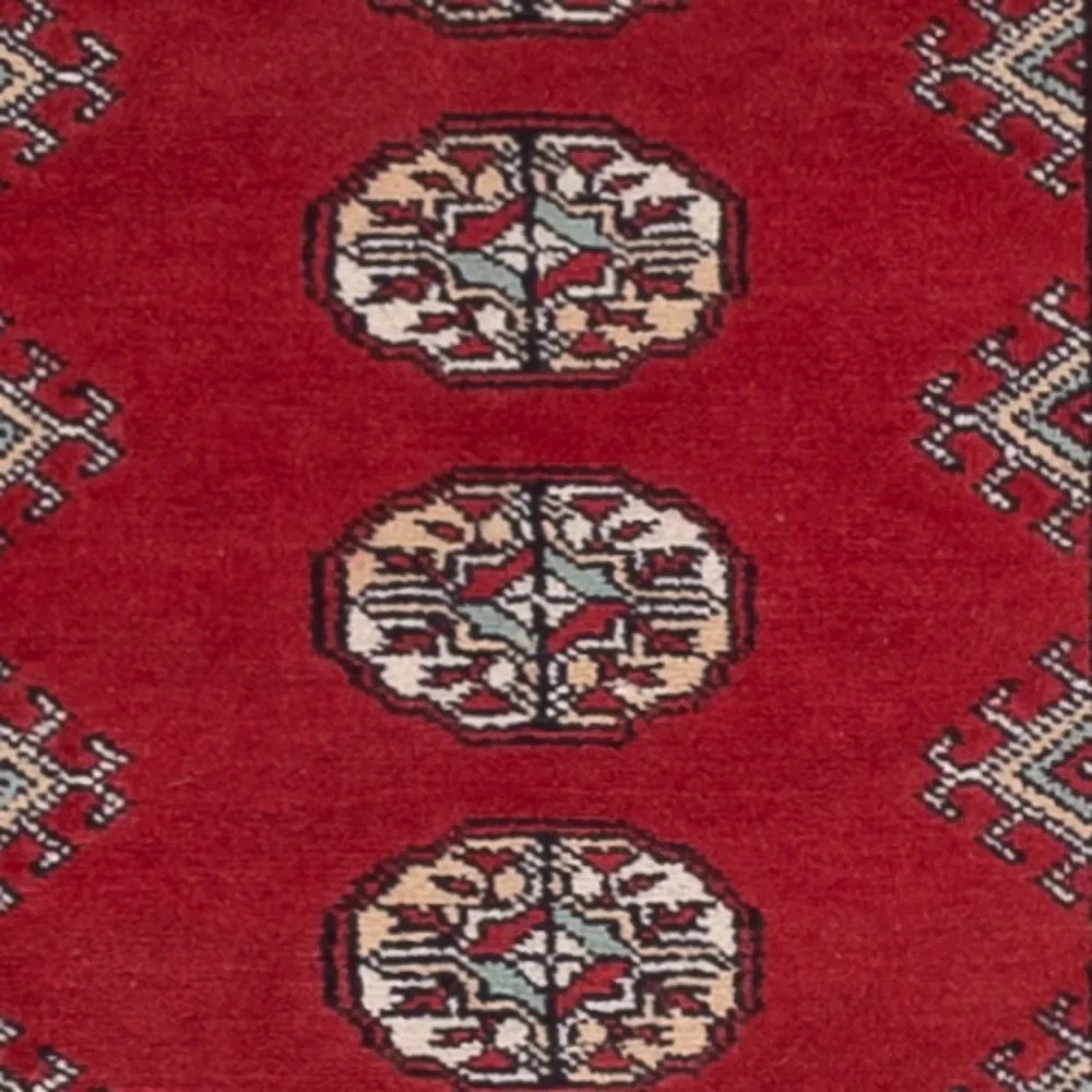Løper Pakistan teppe - 307 x 77 cm - rød