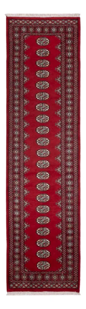 Løper Pakistan teppe - 307 x 77 cm - rød