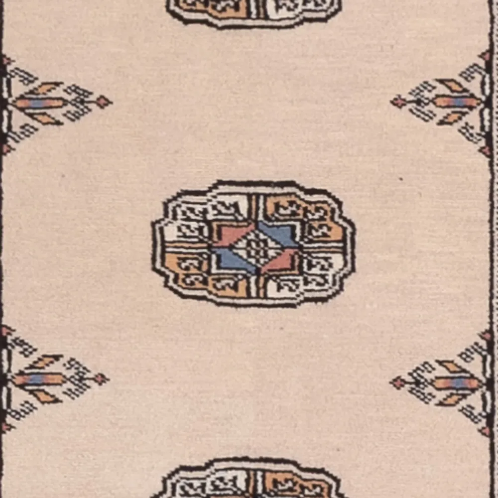 Løper Pakistan teppe - 310 x 79 cm - beige