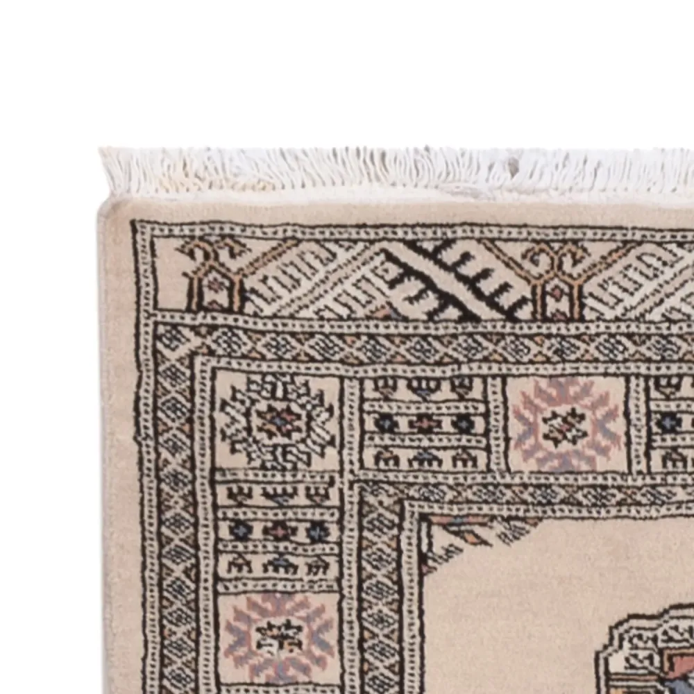 Løper Pakistan teppe - 310 x 79 cm - beige