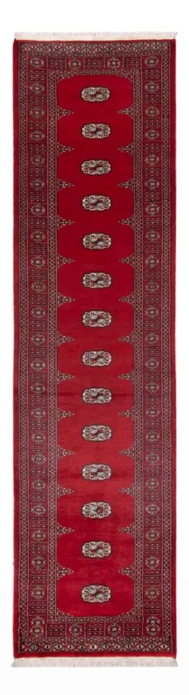 Løper Pakistan teppe - 311 x 78 cm - rød