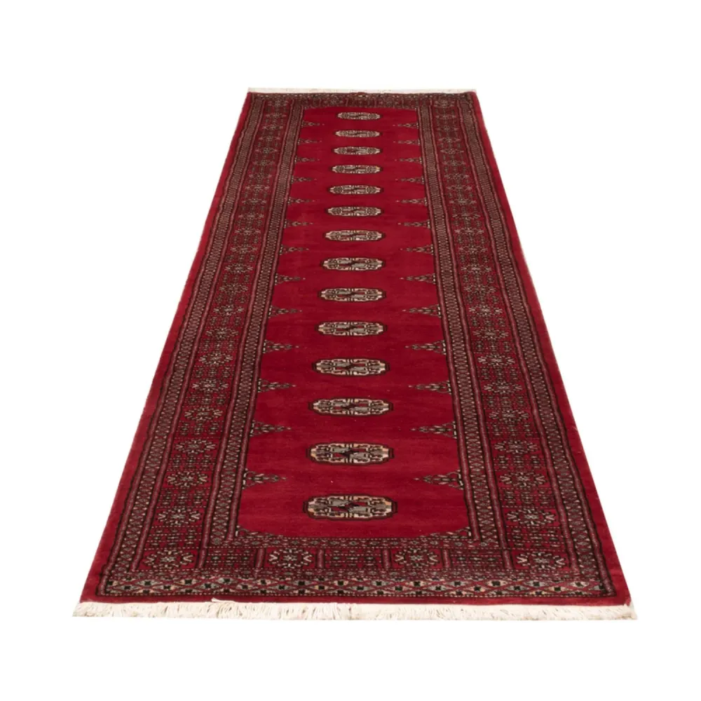 Løper Pakistan teppe - 311 x 78 cm - rød