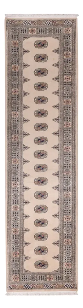 Løper Pakistan teppe - 311 x 79 cm - beige