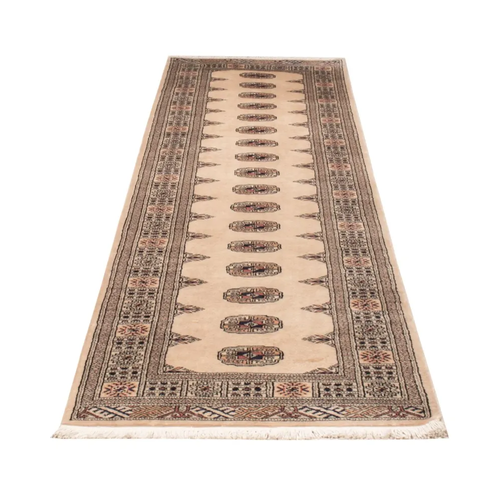 Løper Pakistan teppe - 311 x 79 cm - beige