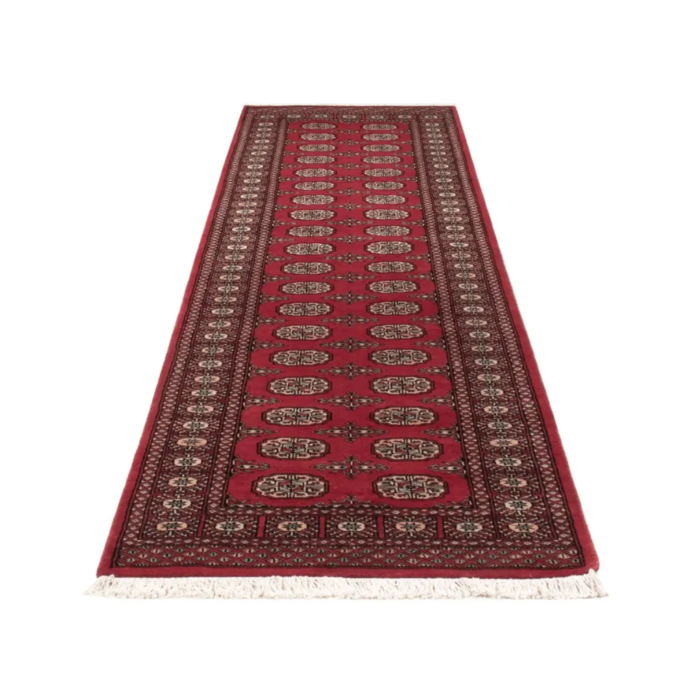 Løper Pakistan teppe - 312 x 79 cm - rød
