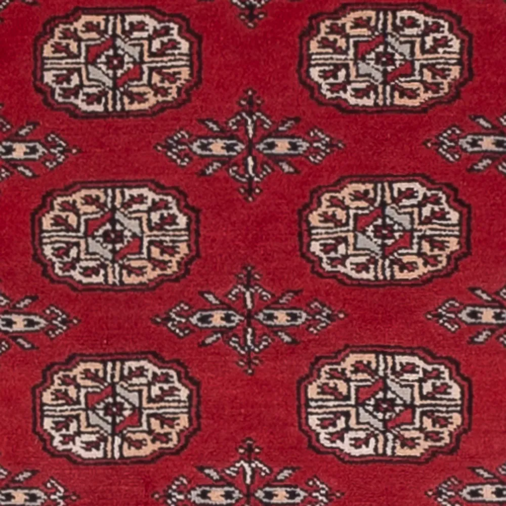 Løper Pakistan teppe - 312 x 79 cm - rød