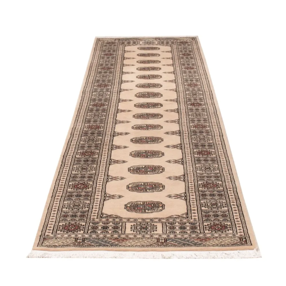 Løper Pakistan teppe - 315 x 79 cm - beige