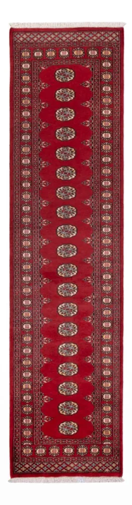 Løper Pakistan teppe - 317 x 78 cm - rød