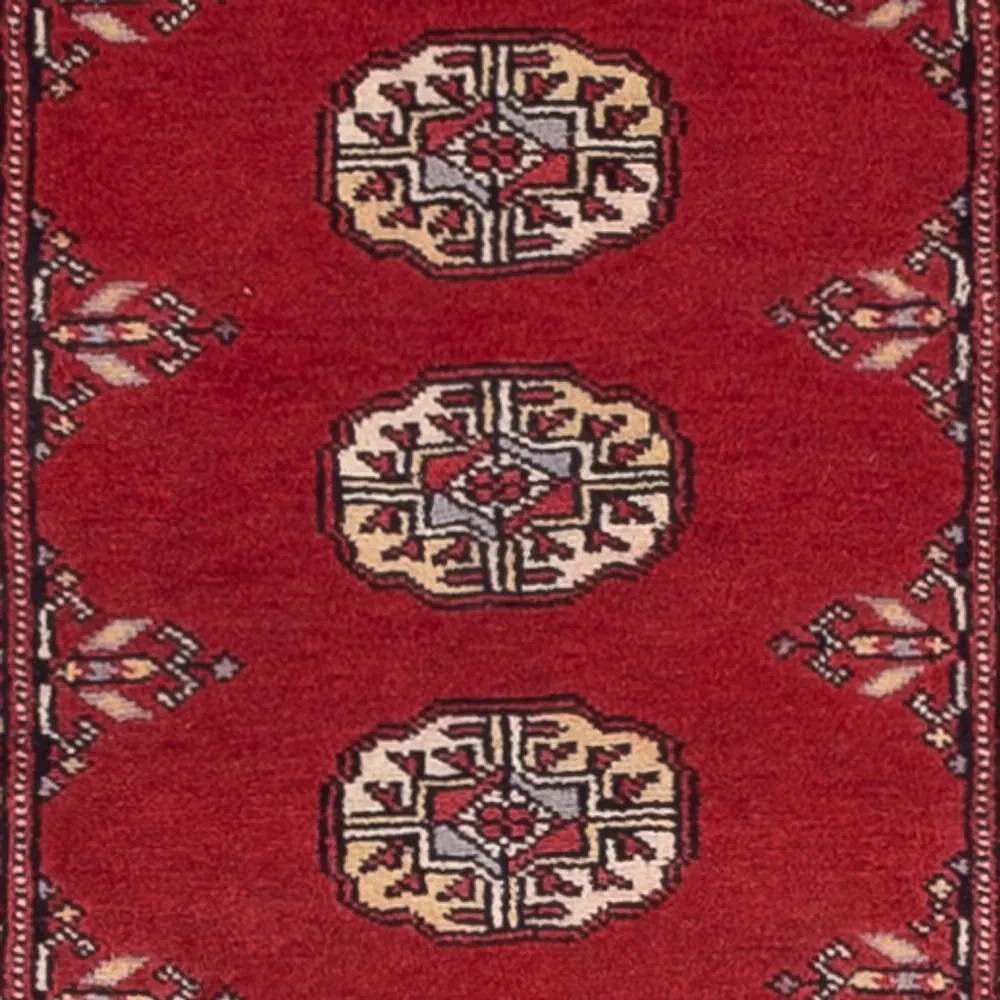 Løper Pakistan teppe - 317 x 78 cm - rød