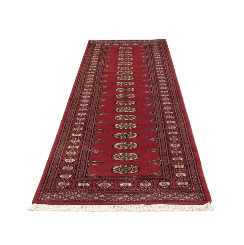 Løper Pakistan teppe - 317 x 78 cm - rød