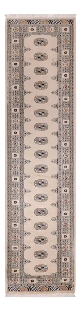 Løper Pakistan teppe - 317 x 78 cm - beige