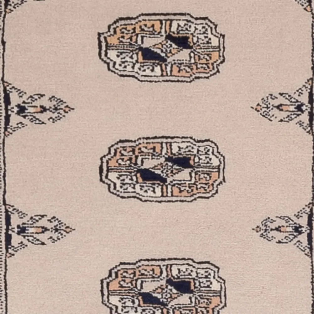 Løper Pakistan teppe - 317 x 78 cm - beige