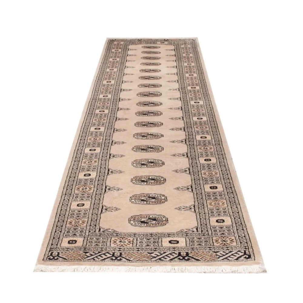 Løper Pakistan teppe - 317 x 78 cm - beige