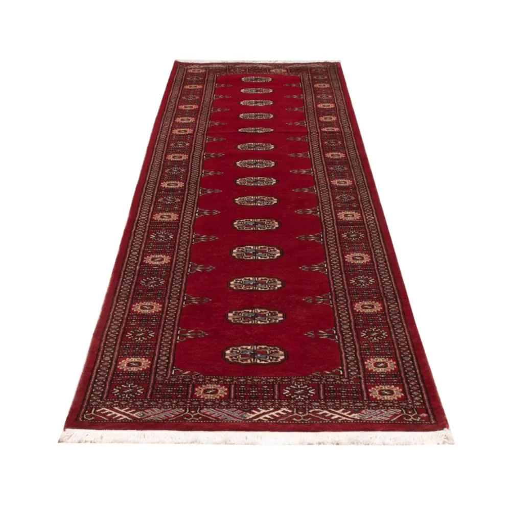 Løper Pakistan teppe - 319 x 79 cm - rød