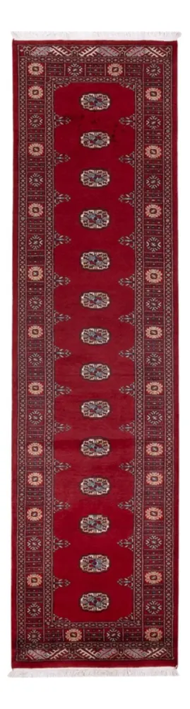 Løper Pakistan teppe - 319 x 79 cm - rød