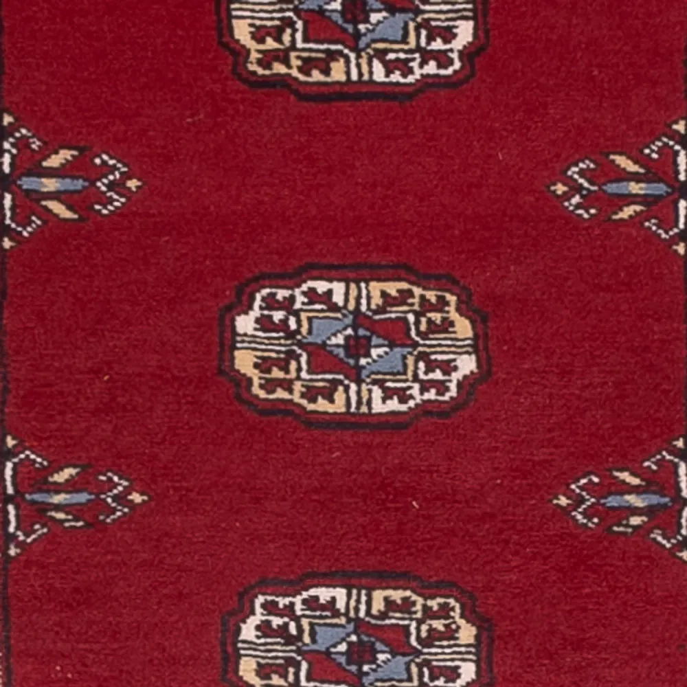 Løper Pakistan teppe - 319 x 79 cm - rød