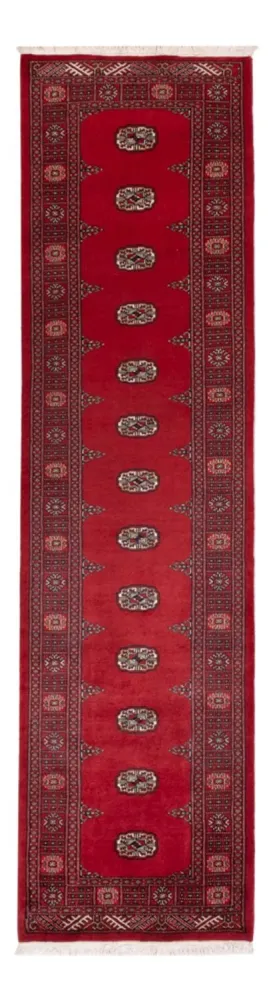 Løper Pakistan teppe - 319 x 81 cm - rød