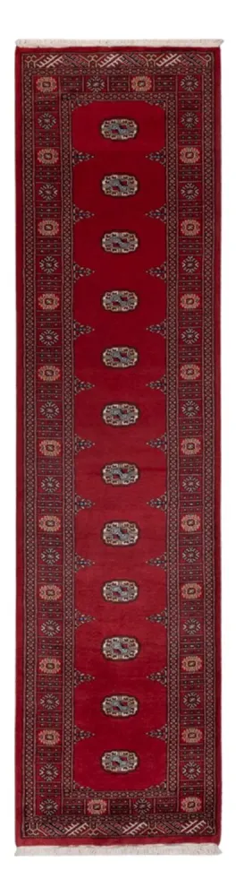 Løper Pakistan teppe - 322 x 82 cm - rød