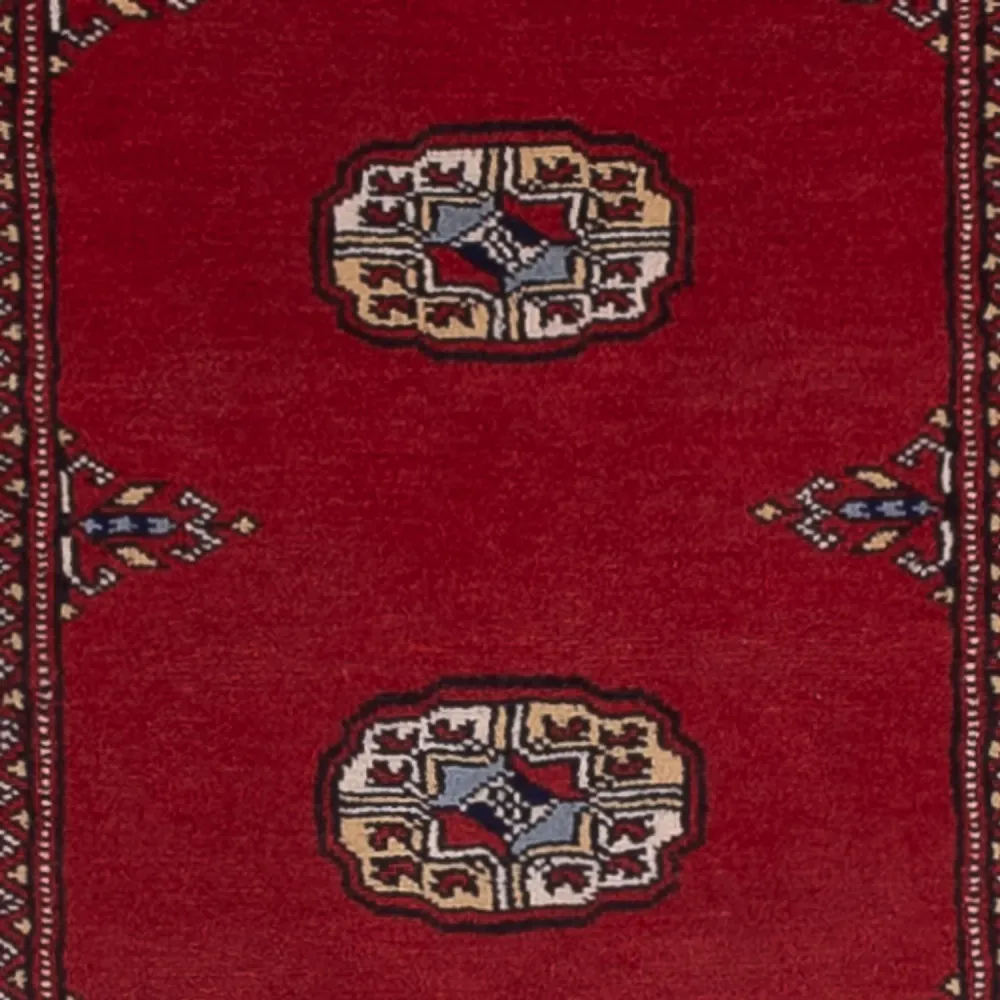 Løper Pakistan teppe - 322 x 82 cm - rød